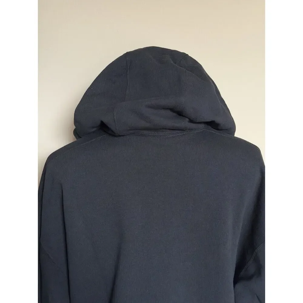 Gucci Interlocking G Logo Hoodie Black Cotton Sweatshirt Men’s Large 721427 NWT